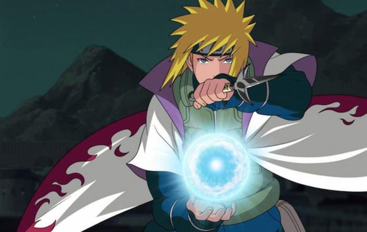 Minato fue el creador del Rasengan, el cual Naruto aprendería años después