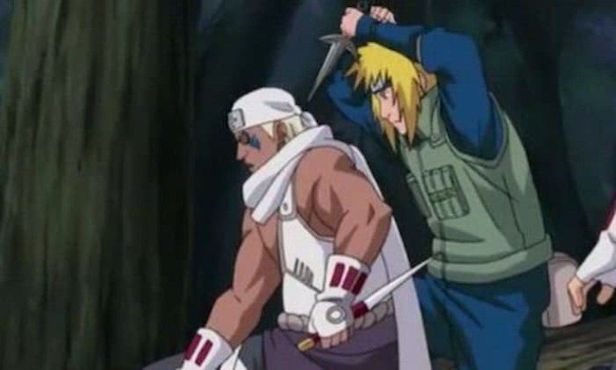 Minato and Bee clashed during the Third Great Ninja War, so it is likely that the Fourth Hokage got the inspiration to create the Rasengan from this encounter.