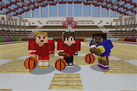 Ya puedes jugar al baloncesto en Minecraft, gracias a un jugador que ha averiguado cómo hacerlo