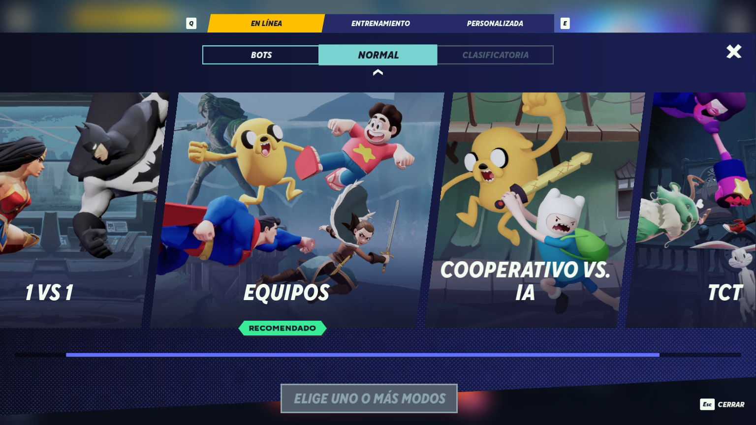 Multiversus Modos de Juego
