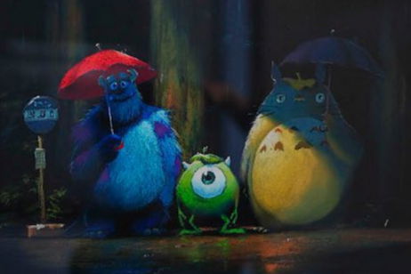 Studio Ghibli comparte el mejor crossover entre Totoro y Monsters Inc. que puedas imaginar Studio Ghibli comparte el mejor crossover entre Totoro y Monsters Inc. que puedas imaginar