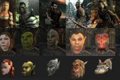 Jugadores de Skyrim consiguen recrear su cara a la perfección en el juego