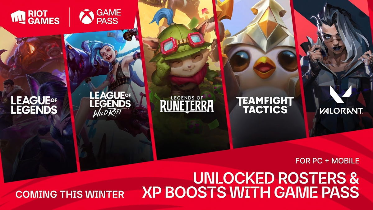 Los juegos de Riot Games se unen a Game Pass para PC y smartphones