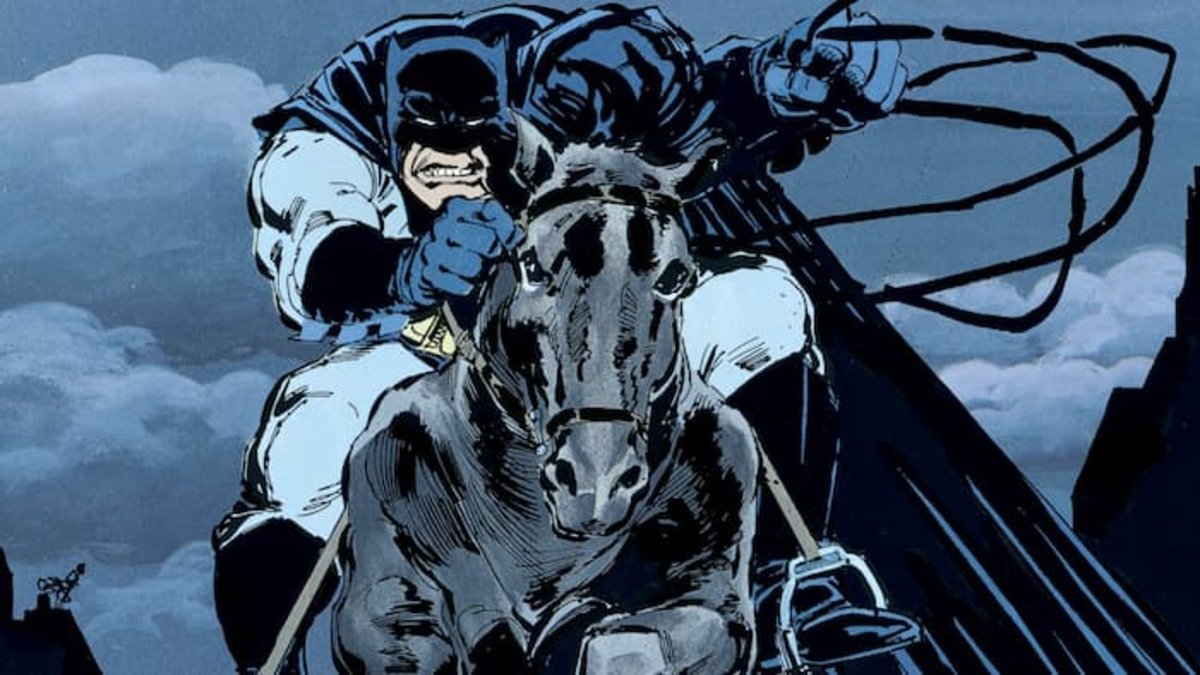 Batman - The Dark Knight Returns sees the return of a retired and elderly Bruce Wayne as Batman