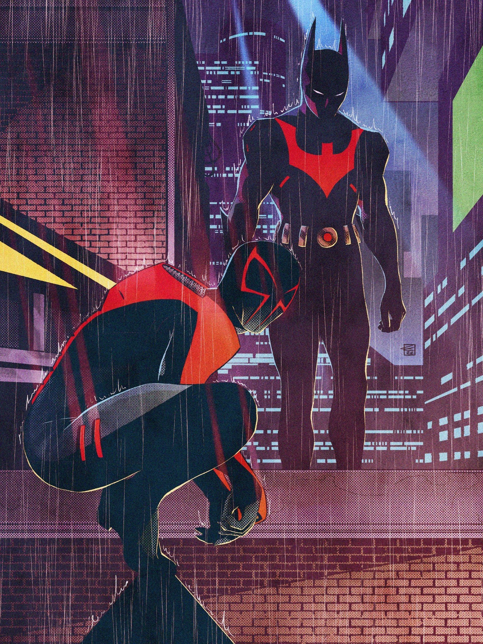 Spider-Man 2099 tiene un sorprendente cruce con Batman Beyond
