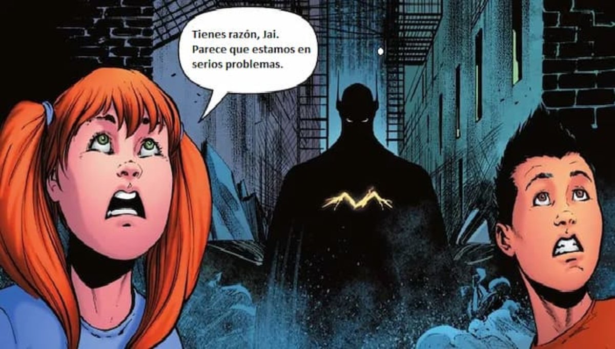 Night-Flash, el nuevo personaje de DC Comics se ha presentado en frente de los hijos de Wally West