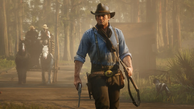 Este artista pasa más de 100 horas creando una impresionante pintura al óleo de Red Dead Redemption 2