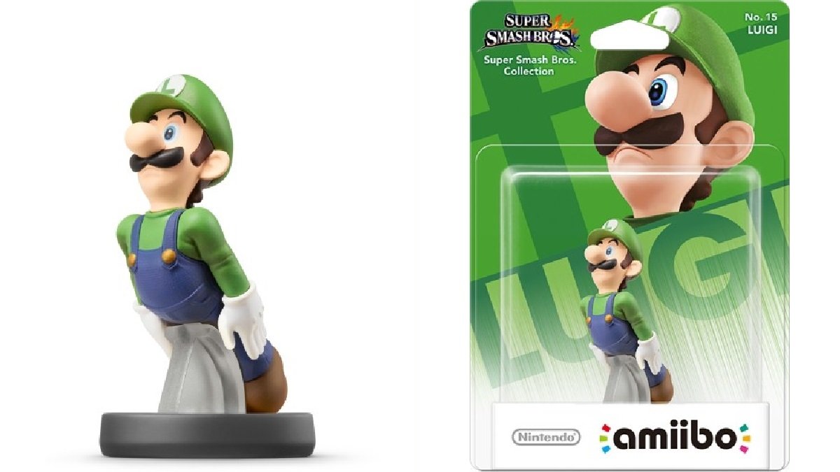 Amiibo de Luigi en Super Smash Bros.