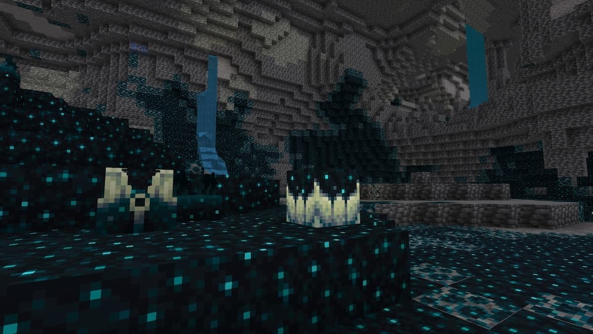 Bioma Deep Dark de Minecraft