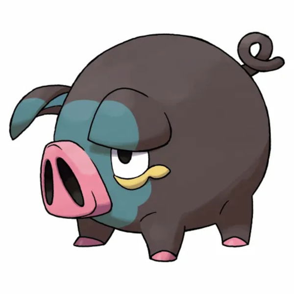 Versión Shiny de Lechonk creada por un fan