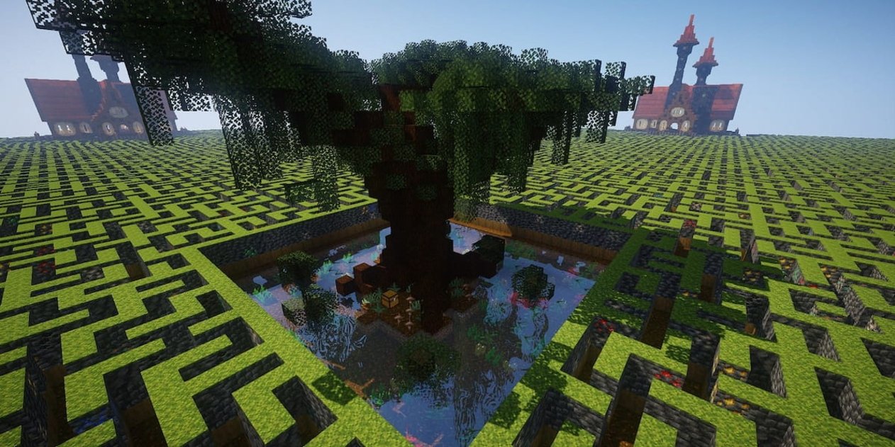 Un jugador de Minecraft crea el laberinto más espectacular que hayas visto en el juego