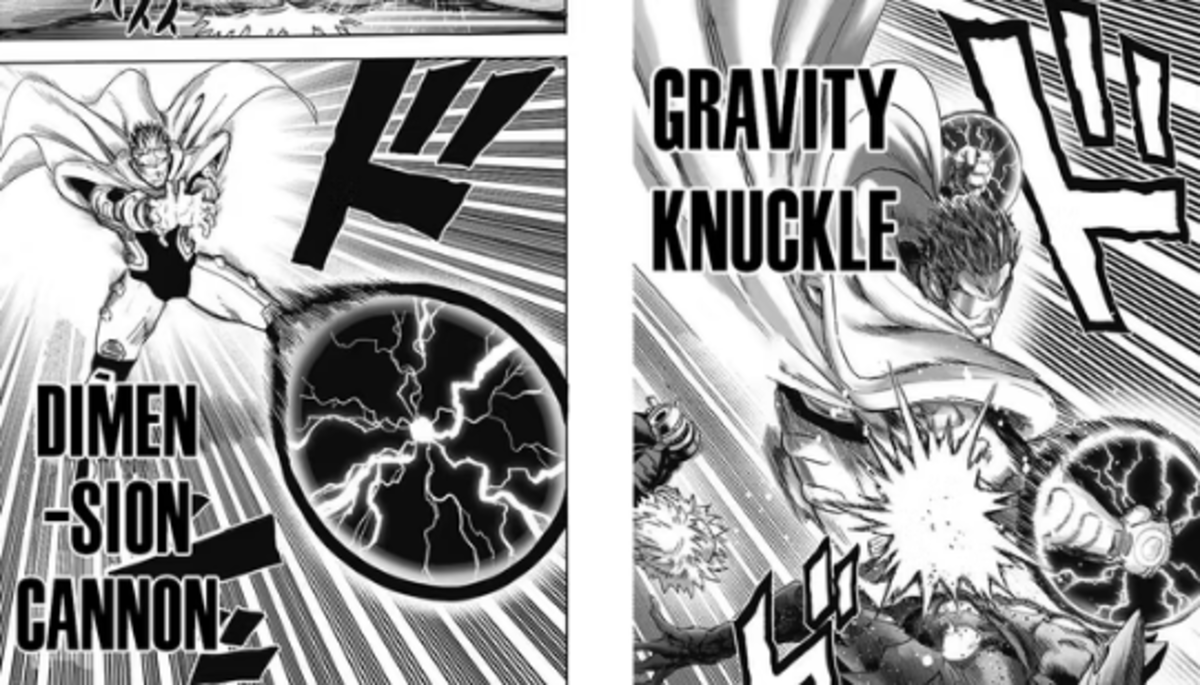 one punch man 166 garou blast