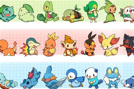 Un artista crea adorables ilustraciones de los Pokémon iniciales de todas las generaciones durmiendo