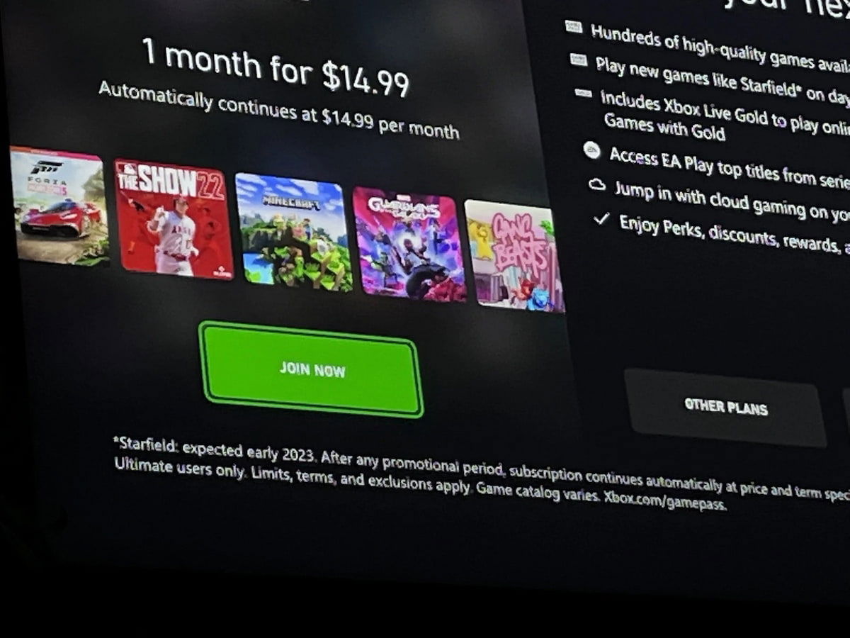 Xbox Game Pass sugiere que Starfied llegará a principios de 2023