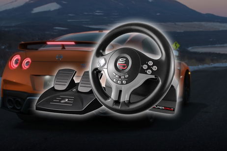 Consigue este volante de carreras y pedales por apenas 50 euros Consigue este volante de carreras y pedales por apenas 50 euros