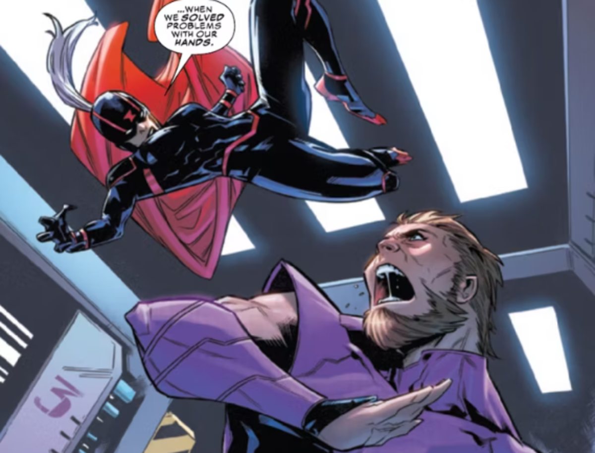 Black Widow 2099 makes her incredible debut by killing off a very famous character