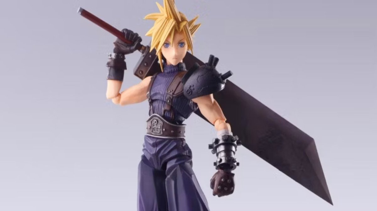 Cloud action figure with included NFT