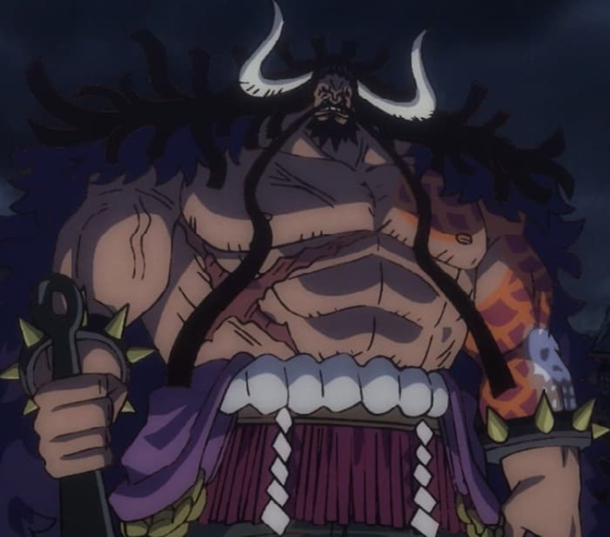 Kaido sentía un gran respeto por los oponentes que le daban una buena pelea, dejando ver su honor como pirata