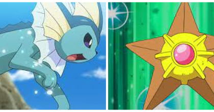 Un seguidor de Pokémon muestra un genial tatuaje de Vaporeon y Staryu Un seguidor de Pokémon muestra un genial tatuaje de Vaporeon y Staryu