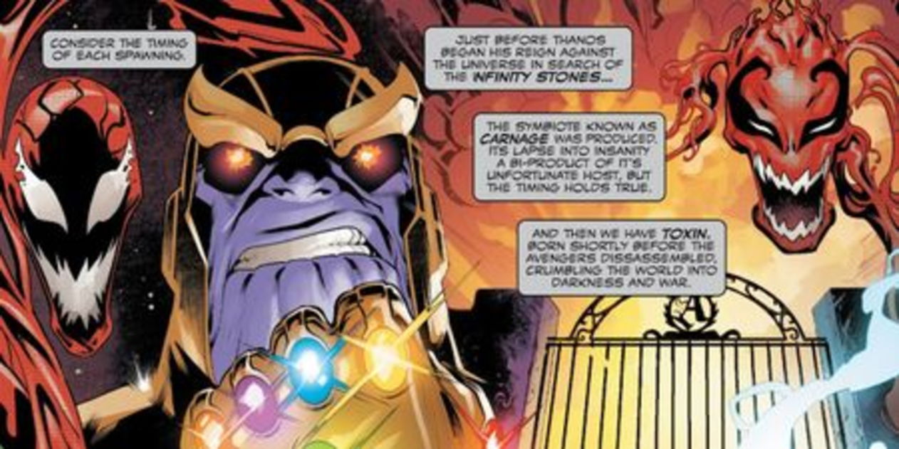 ¿Es Thanos el padre de Carnage? Marvel resuelve la duda