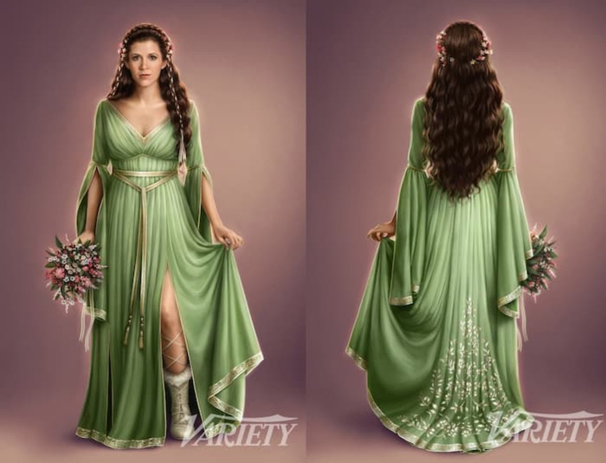 Imágenes exclusivas del vestido de Leia para Variety, diseñadas por Tara Philips