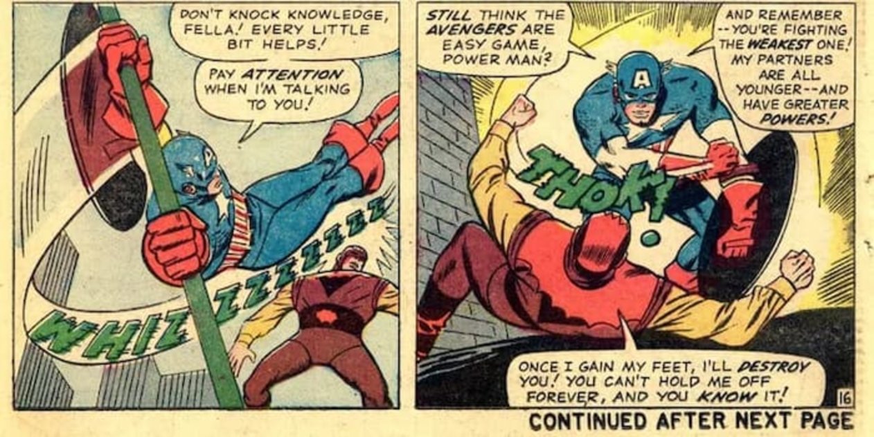 Marvel confirma que el Capitán América es el Vengador más débil