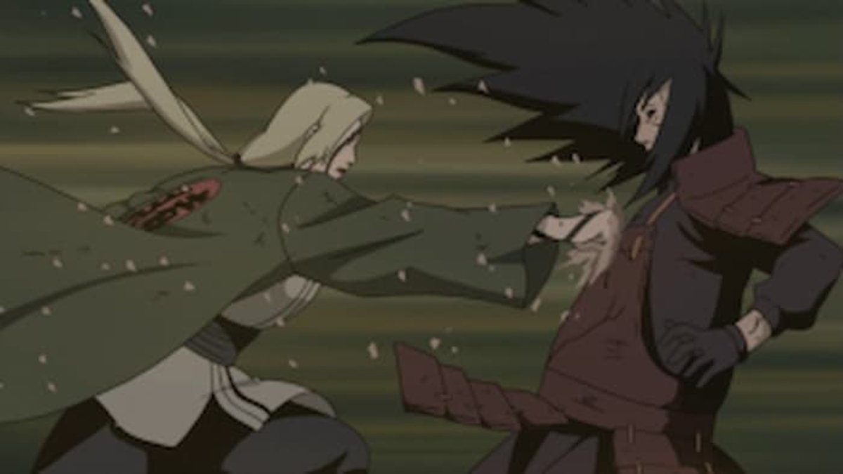 Tsunade was not afraid to fight against Madara, but went straight into the attack, despite being at a disadvantage.