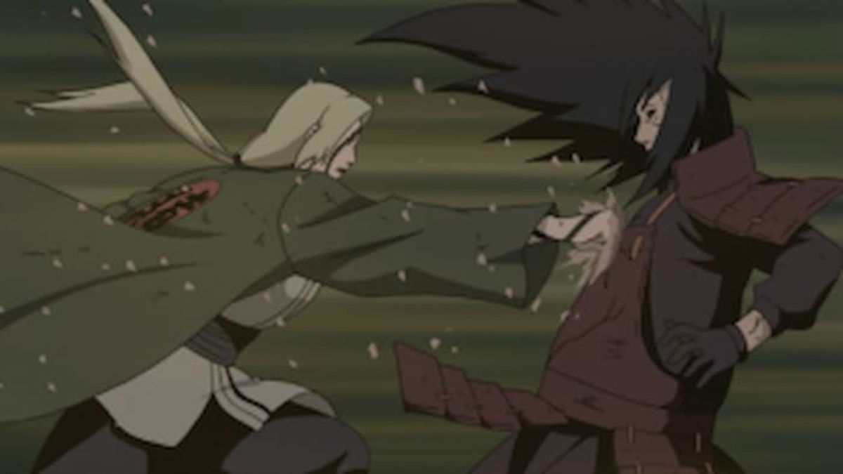 Tsunade no tuvo miedo de luchar contra Madara, sino que se lanzó directo al ataque, pese a estar en desventaja