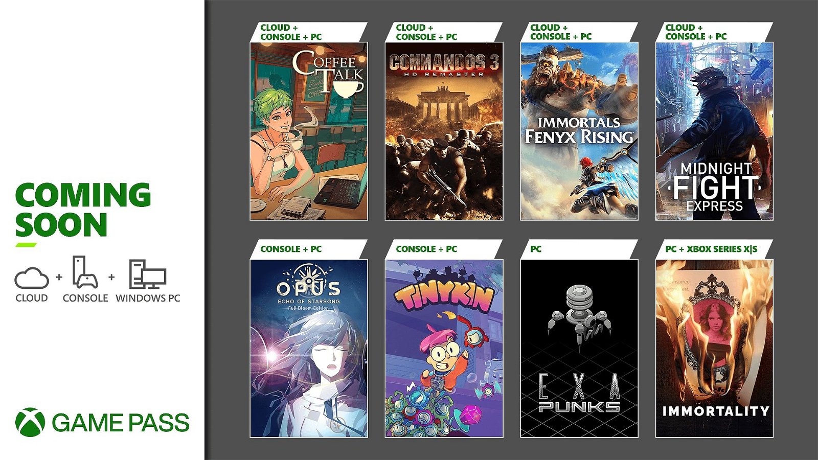 Xbox Game Pass anuncia la segunda oleada de juegos que llegan al servicio en agosto de 2022