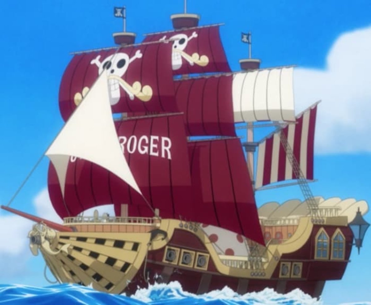 En uno de los viajes de Gol D. Roger, se le vio llevando un extraño huevo en la cubierta de su barco