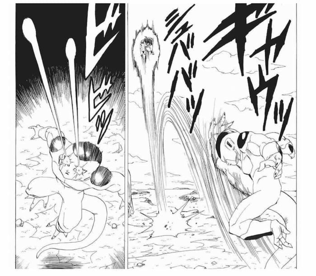 Freezer ha usado visión laser para atacar a Goku sorprendiéndolo totalmente con esta habilidad