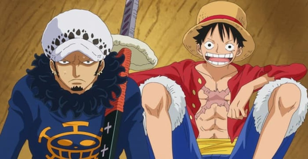 Trafalgar Law y Luffy se han convertido en grandes aliados a lo largo de la serie. Sin embargo, también son rivales, pues ambos están en busca del One Piece