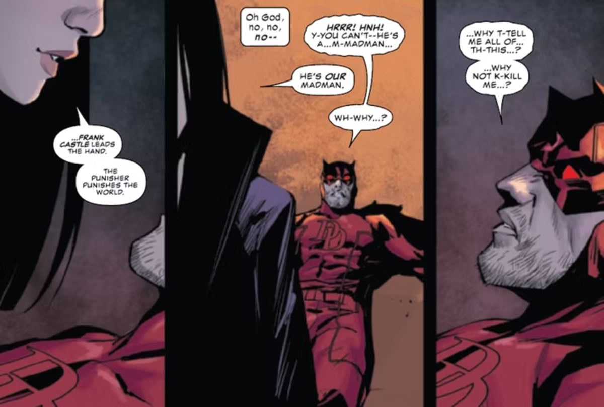 Una lucha entre Daredevil y Punisher podría acabar con la vida de uno de ellos