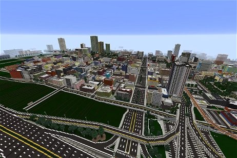 Este mod de Minecraft es tan brutal que parece una ciudad del mundo real
