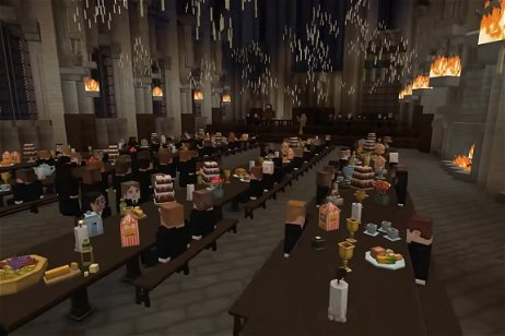 Este jugador de Minecraft hizo una increíble recreación de Hogwarts