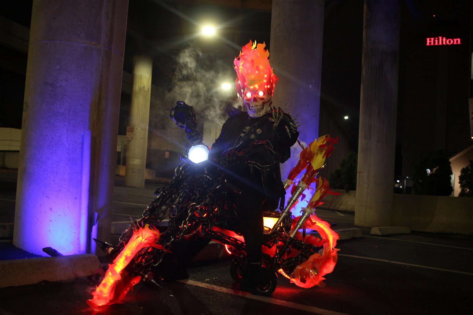 Un increíble cosplay muestra a Ghost Rider como el personaje más aterrador de Marvel