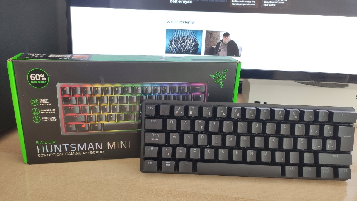 Razer Hunstman Mini - Caja y teclado