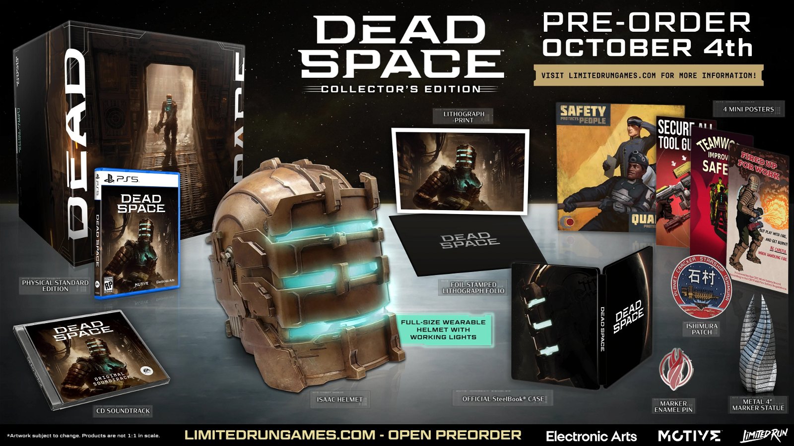 Dead Space Remake revela su edición coleccionista con casco de Isaac Clarke, pero te costará mucho dinero