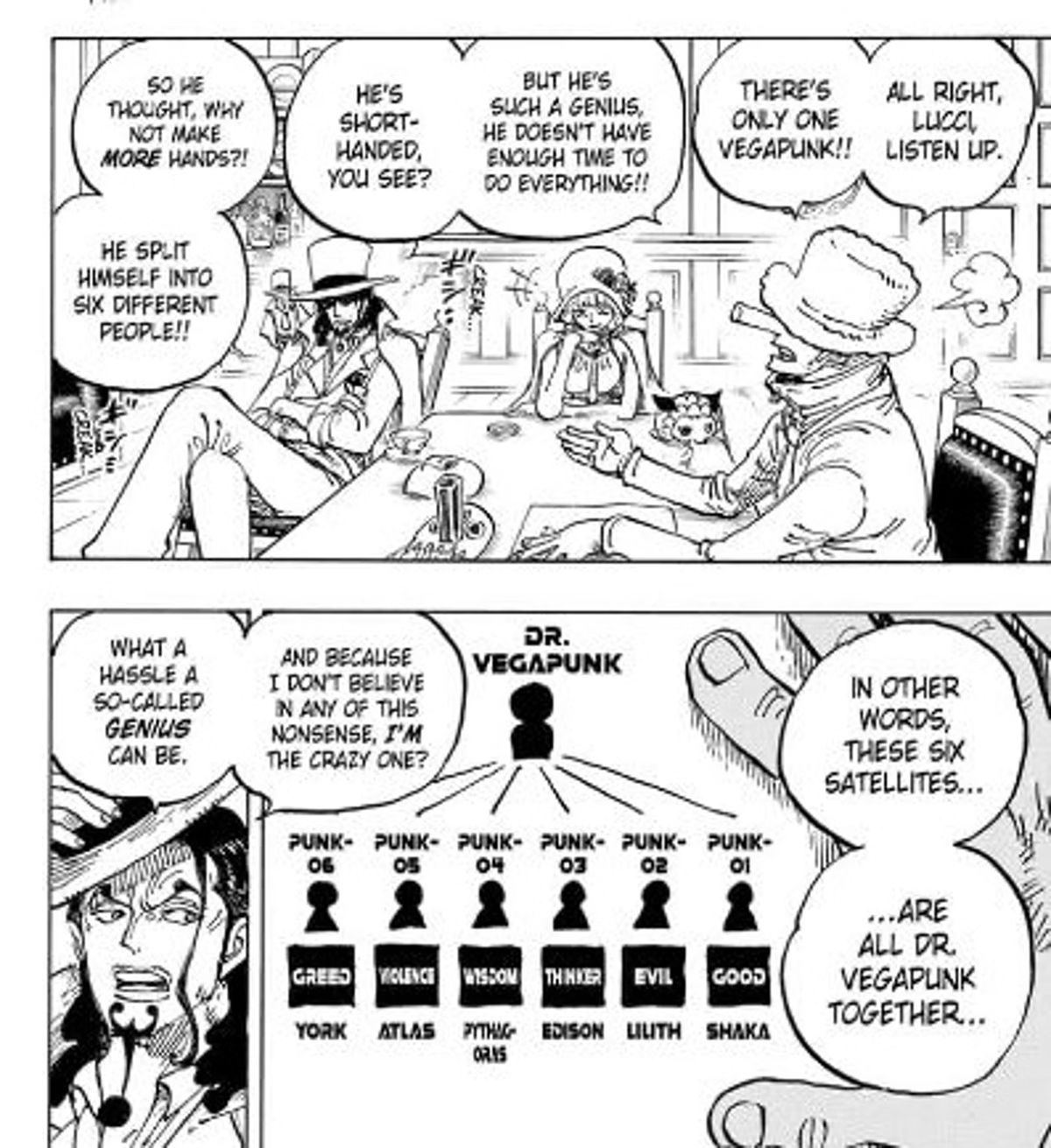 One Piece confirma uno de los grandes secretos de la apariencia de Vegapunk