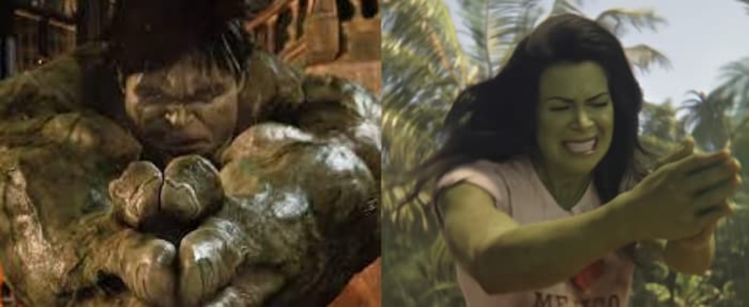 Tronido de Hulk (Increíble Hulk, 2008). Tronido de She-Hulk (She-Hulk: Abogada Hulka, 2022)