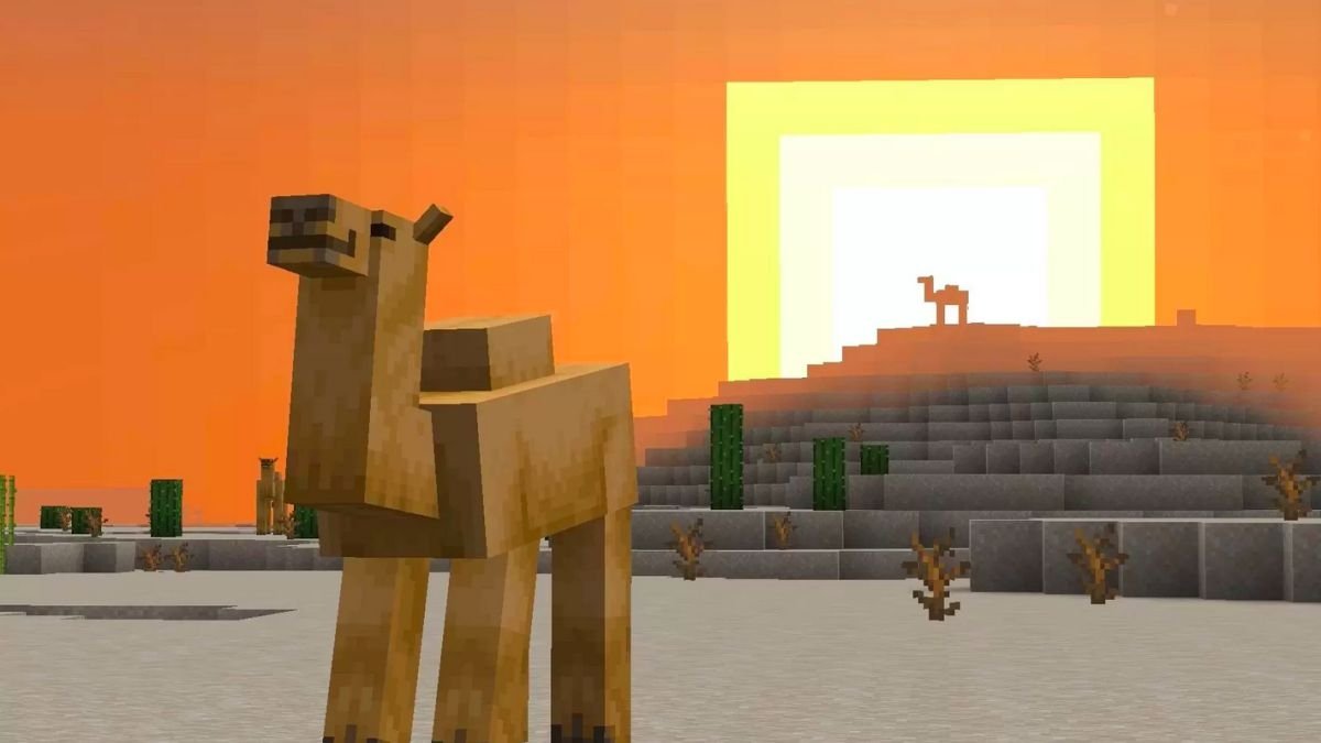 La nueva actualización de Minecraft ya permite probar los nuevos mobs con los camellos