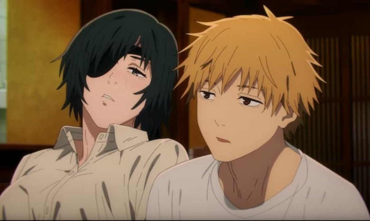 El controvertido beso de Denji y Himeno fue censurado en el anime