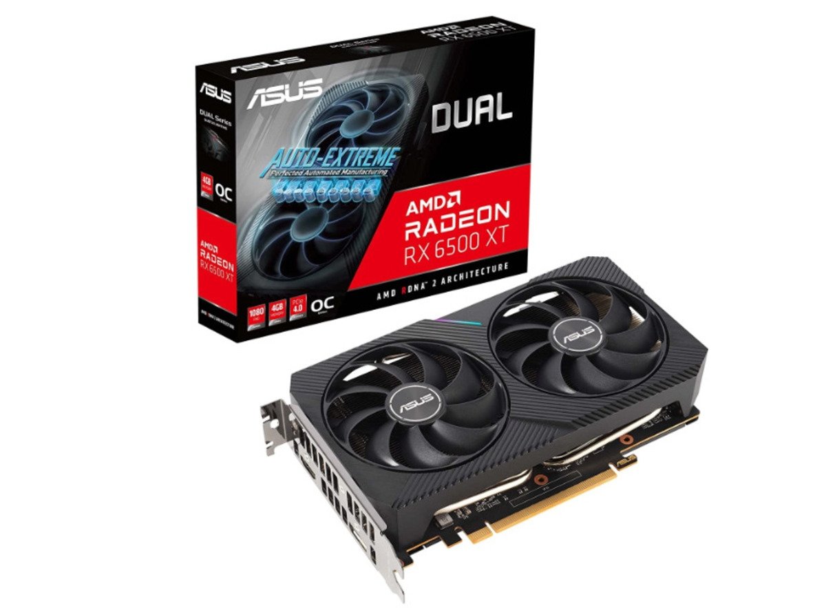 ASUS Dual AMD Radeon RX 6500 XT OC Edition