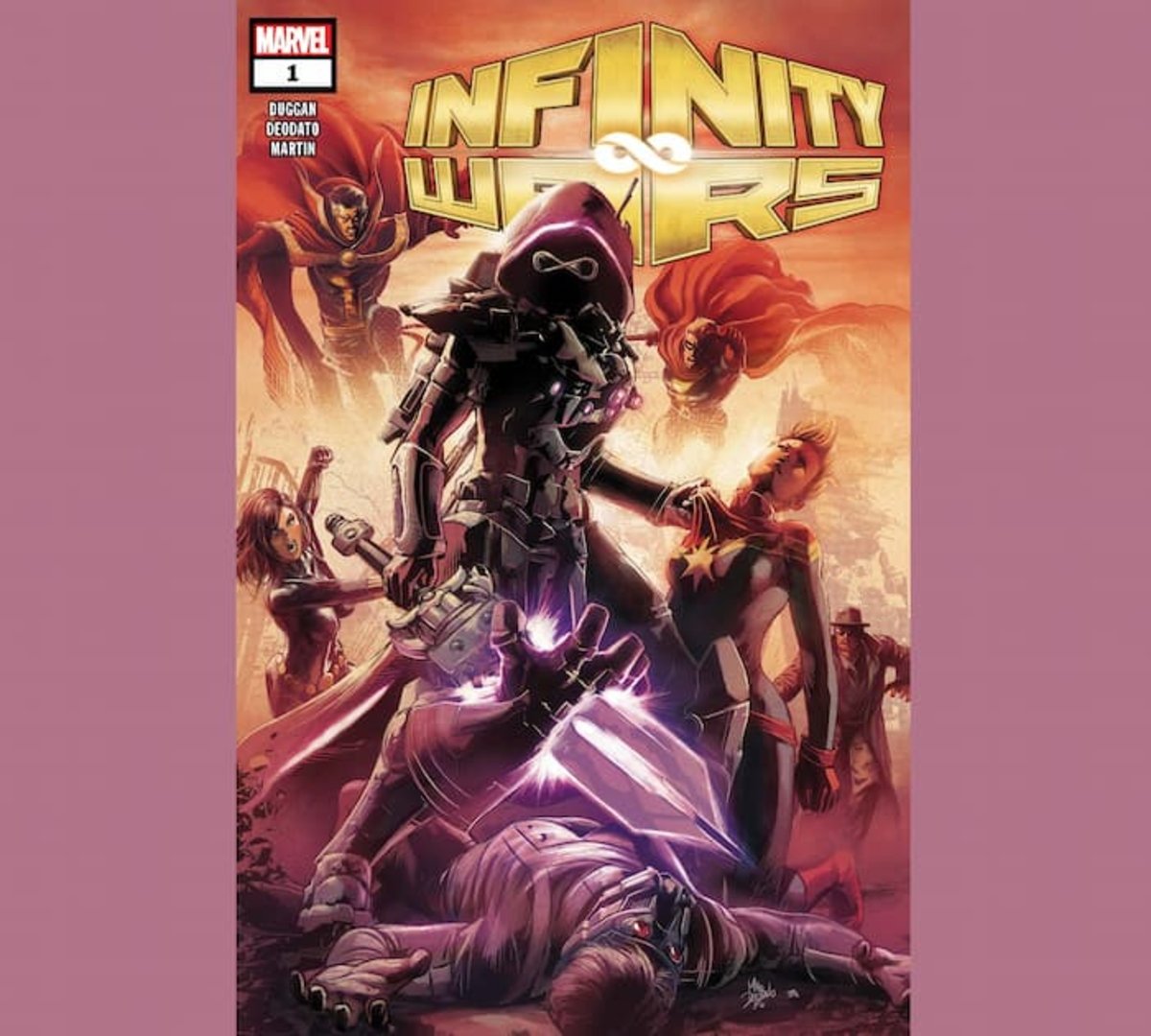 Portada del volumen #1 del cómic Infinity Wars de Marvel