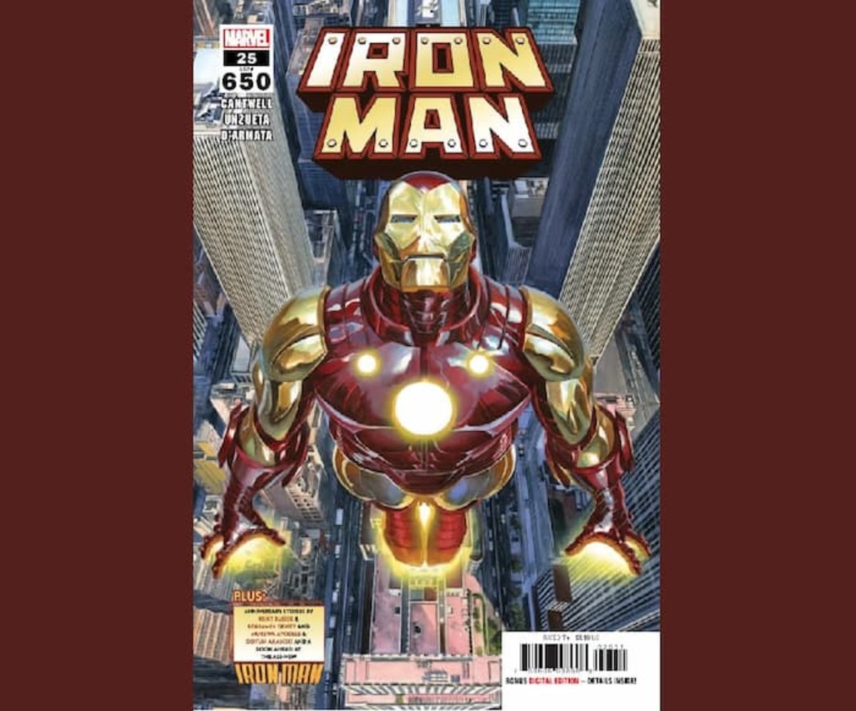 Portada del volumen #25 del cómic Iron Man