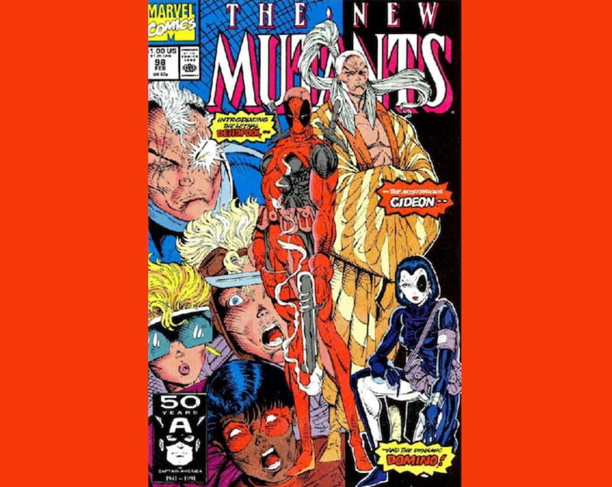 Portada del volumen #98 del cómic New Mutants