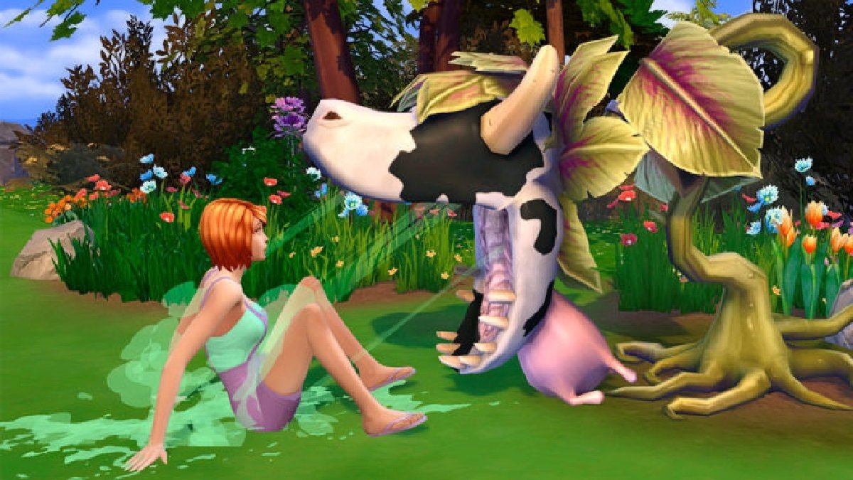 La planta vaca de Los Sims 4
