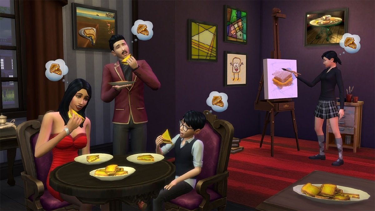 Obsesión con el queso en Los Sims 4
