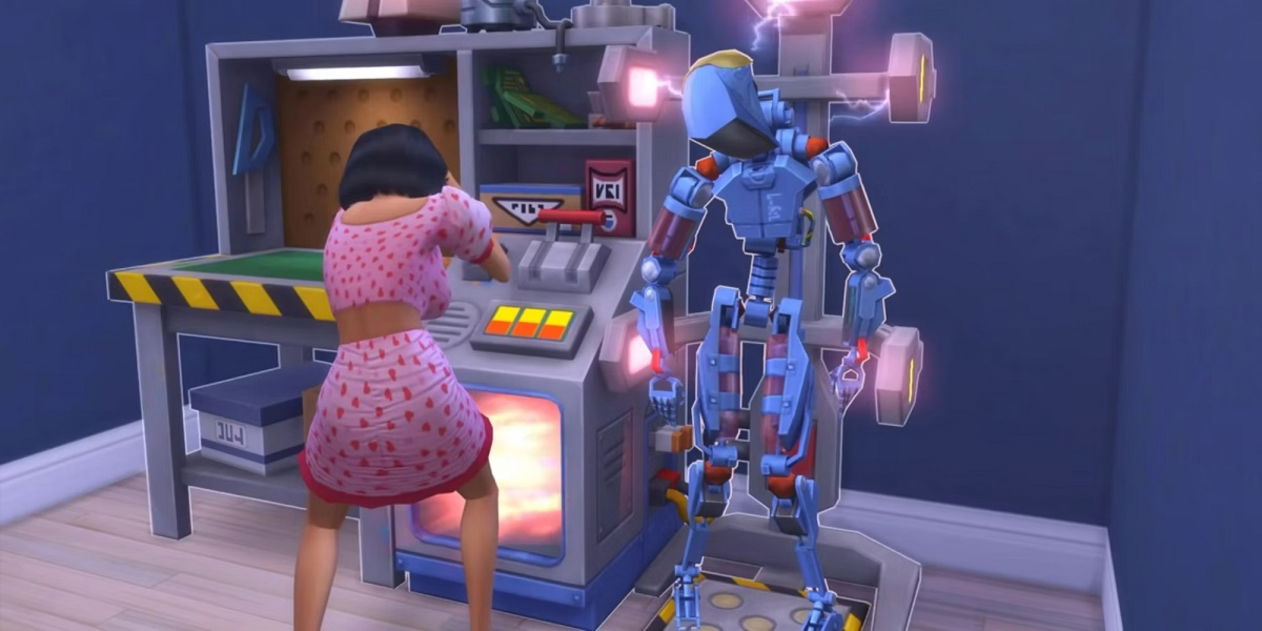 Robot Sim en Los Sims 4