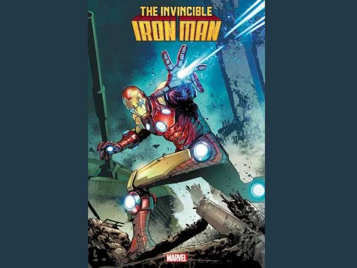 Portada del volumen #1 del cómic Invincible Iron Man de Marvel